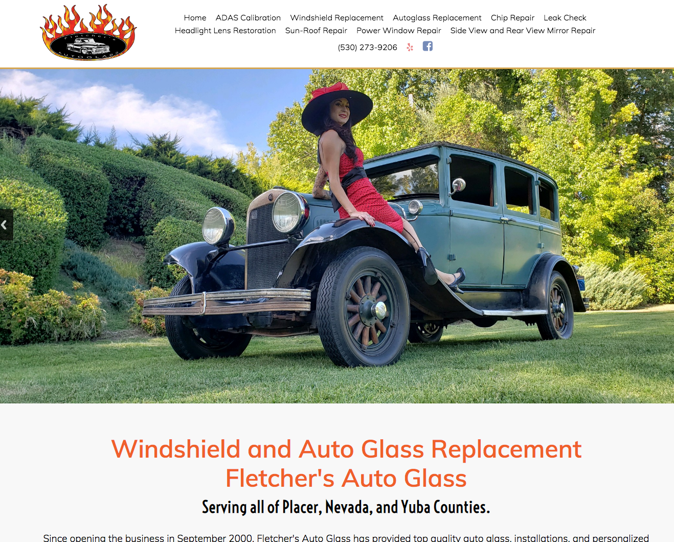 Fletcher's Autoglass website.